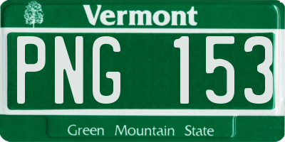VT license plate PNG153