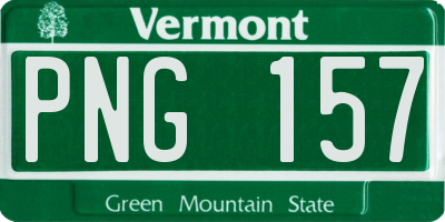 VT license plate PNG157