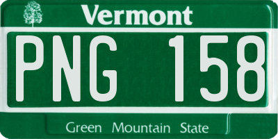 VT license plate PNG158