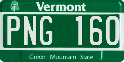 VT license plate PNG160