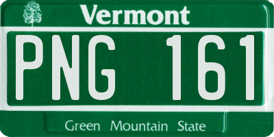 VT license plate PNG161