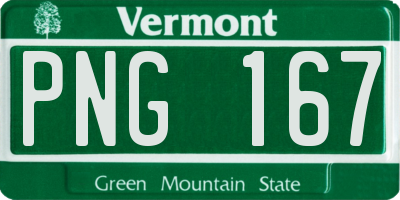VT license plate PNG167