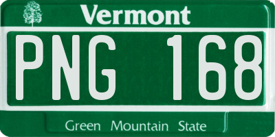 VT license plate PNG168