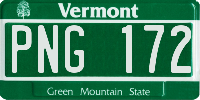 VT license plate PNG172