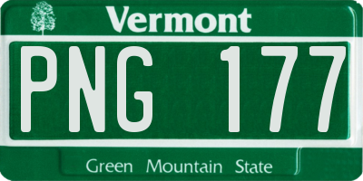 VT license plate PNG177