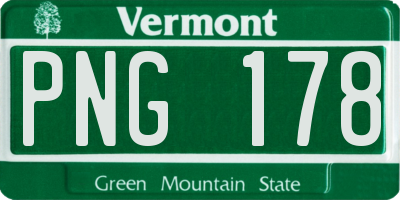 VT license plate PNG178