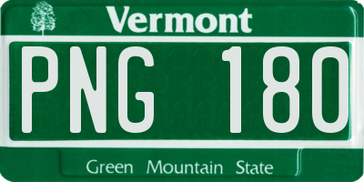 VT license plate PNG180