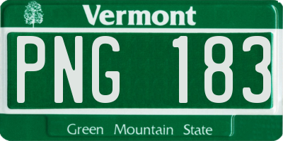 VT license plate PNG183