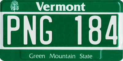 VT license plate PNG184