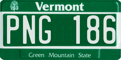 VT license plate PNG186