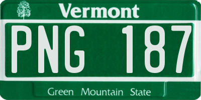 VT license plate PNG187