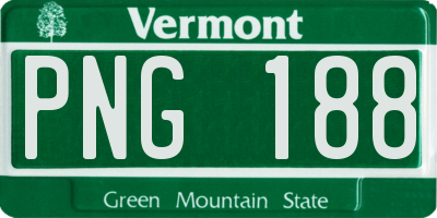 VT license plate PNG188