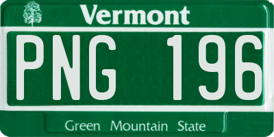 VT license plate PNG196