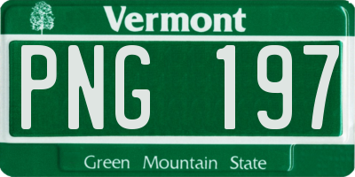 VT license plate PNG197