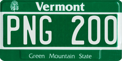 VT license plate PNG200