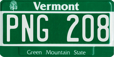 VT license plate PNG208