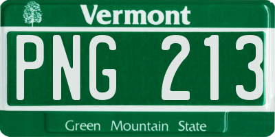 VT license plate PNG213