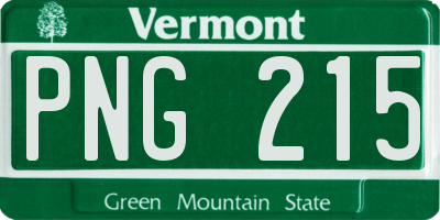 VT license plate PNG215