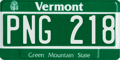 VT license plate PNG218