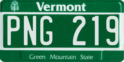VT license plate PNG219