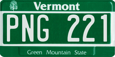 VT license plate PNG221