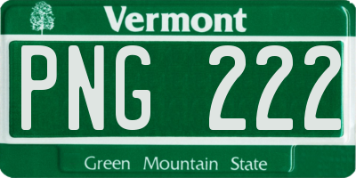 VT license plate PNG222