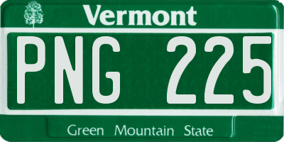 VT license plate PNG225