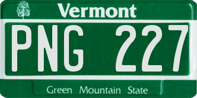 VT license plate PNG227