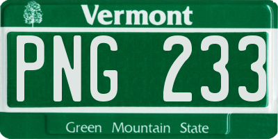 VT license plate PNG233