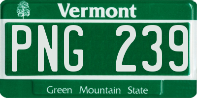 VT license plate PNG239