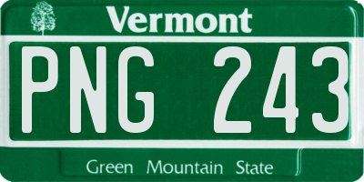 VT license plate PNG243