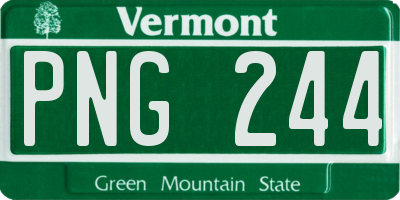 VT license plate PNG244