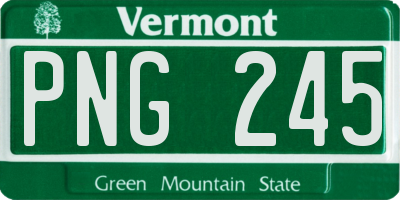 VT license plate PNG245