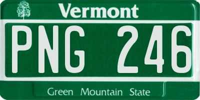VT license plate PNG246