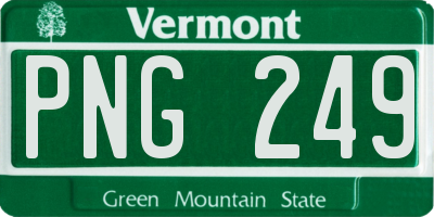 VT license plate PNG249