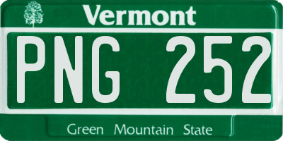 VT license plate PNG252