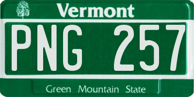 VT license plate PNG257