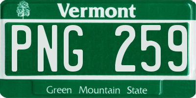 VT license plate PNG259