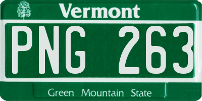 VT license plate PNG263