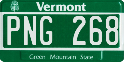 VT license plate PNG268