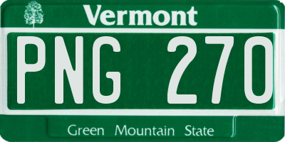 VT license plate PNG270