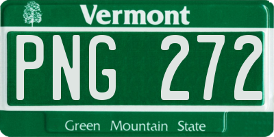 VT license plate PNG272