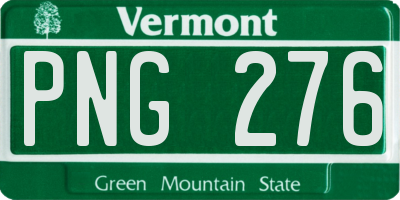 VT license plate PNG276