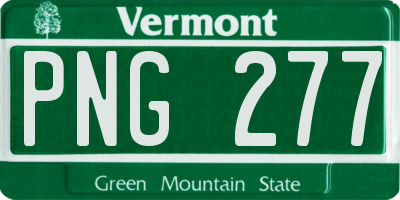 VT license plate PNG277