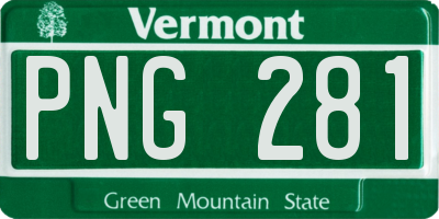 VT license plate PNG281