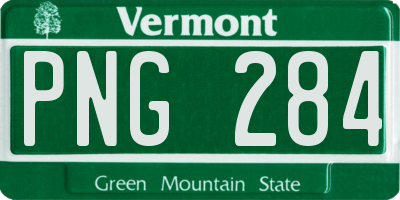VT license plate PNG284
