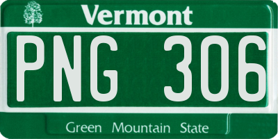 VT license plate PNG306