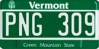VT license plate PNG309