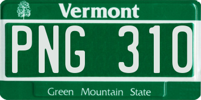VT license plate PNG310
