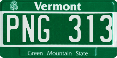 VT license plate PNG313